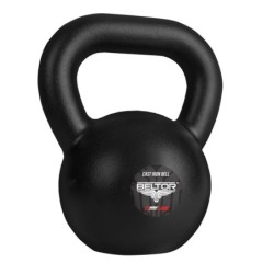 KETTLEBELL OBCIĄŻENIE ŻELIWNE 16kg CZARNY H0039