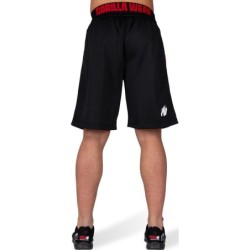 California Mesh Shorts - krótkie spodenki treningowe Gorilla Wear Czarno/Czerwone