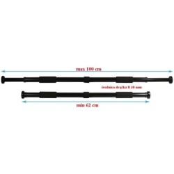 Drążek rozporowy 62-100 cm EB FIT BS4868 czarny 1028897