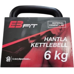 Hantla kompozytowa kettlebell 6 kg odważnik EB FIT 1025773