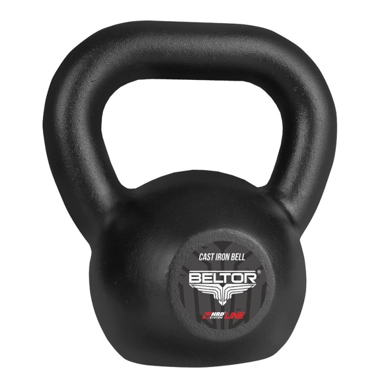 BELTOR KETTLEBELL OBCIĄŻENIE ŻELIWNE 12kg CZARNY H0037