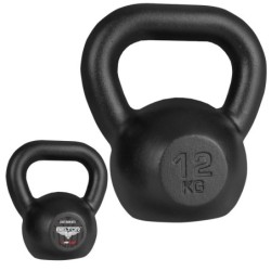 BELTOR KETTLEBELL OBCIĄŻENIE ŻELIWNE 12kg CZARNY H0037