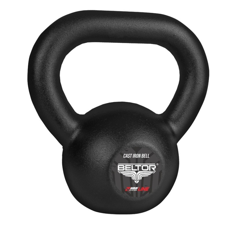 BELTOR KETTLEBELL OBCIĄŻENIE ŻELIWNE  8kg CZARNY H0035