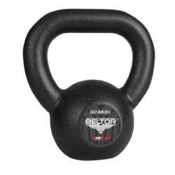 BELTOR KETTLEBELL OBCIĄŻENIE ŻELIWNE  6kg CZARNY H0034