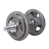 BELTOR HANTLA ŻELIWNA - CAST IRON DUMBBELL SZARA-HAMMERTONE 10kg / 28mm P0134