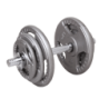 BELTOR HANTLA ŻELIWNA - CAST IRON DUMBBELL SZARA-HAMMERTONE 20kg / 28mm P0136