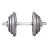 BELTOR HANTLA ŻELIWNA - CAST IRON DUMBBELL SZARA-HAMMERTONE 20kg / 28mm P0136