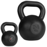 KETTLEBELL OBCIĄŻENIE ŻELIWNE 24kg PLATINUM FITNESS CZARNY P0199