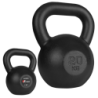 KETTLEBELL OBCIĄŻENIE ŻELIWNE 20kg PLATINUM FITNESS CZARNY P0198