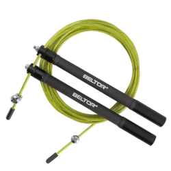 BELTOR SKAKANKA SPEED ALUMINIOWA / ALUMINIUM SPEED ROPE "ROTATION ROPE" - czarny/black 300cm B0526