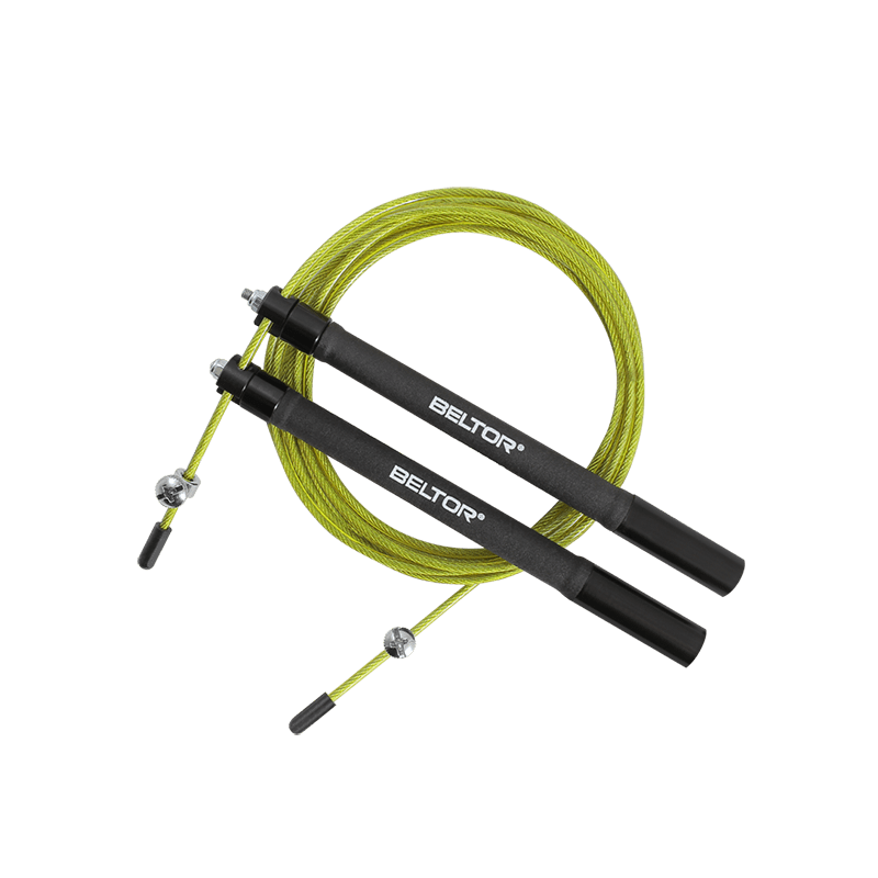 BELTOR SKAKANKA SPEED ALUMINIOWA / ALUMINIUM SPEED ROPE "ROTATION ROPE" - czarny/black 300cm B0526