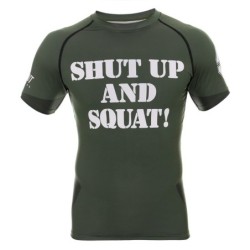 Rashguard SHUT UP AND SQUAT...