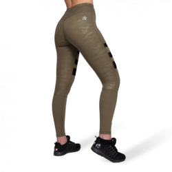 Savannah Biker - legginsy treningowe Gorilla Wear zieleń camo