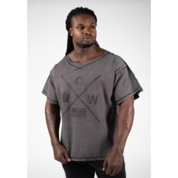 Sheldon Work Out Top - szary top treningowy Gorilla Wear