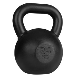 KETTLEBELL OBCIĄŻENIE ŻELIWNE 24kg CZARNY H0043